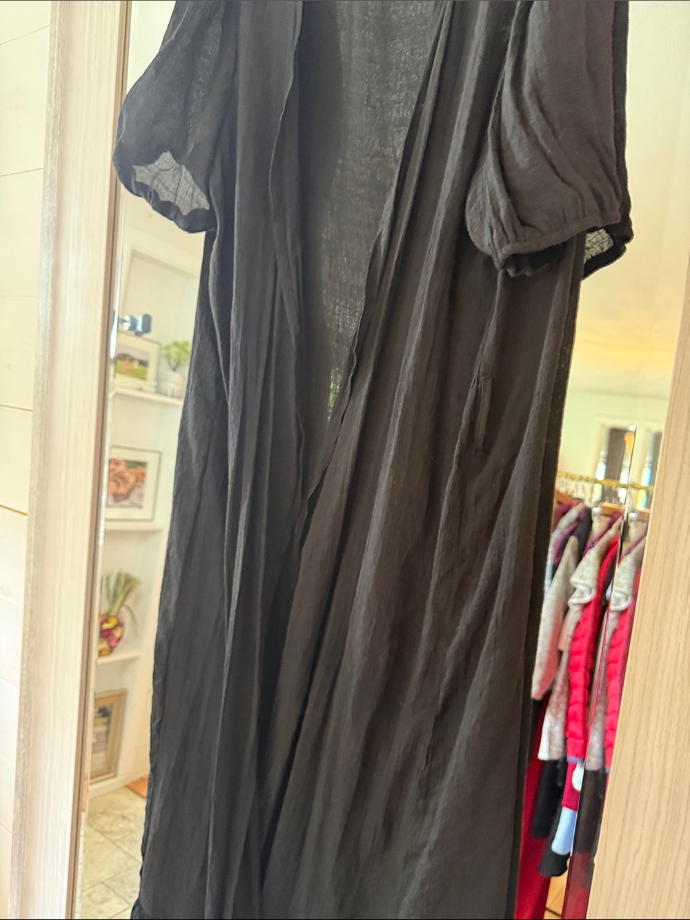 Cupshe Black Breezy Maxi Cover-Up Dress - Picture 5 of 7